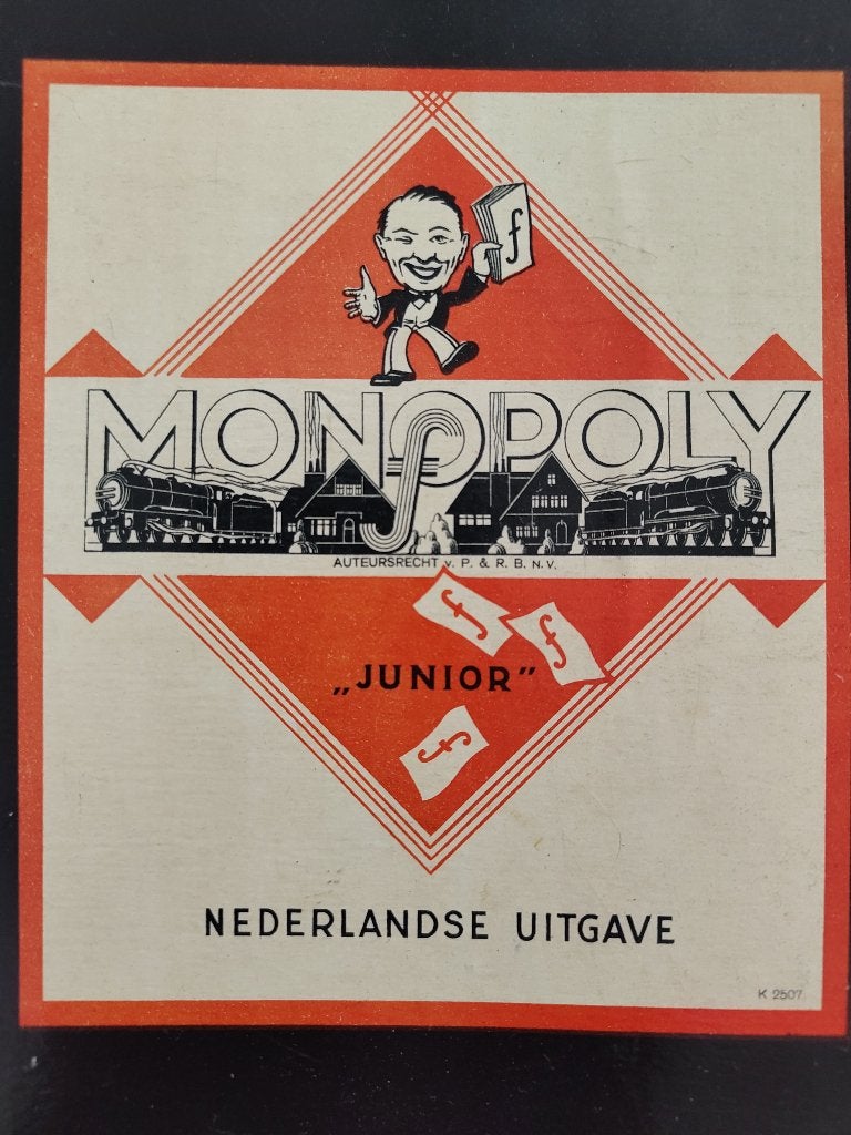 Monopoly Junior spel uit 1941, Vijf spelers of meer, Ophalen of Verzenden, Gebruikt, Diverse