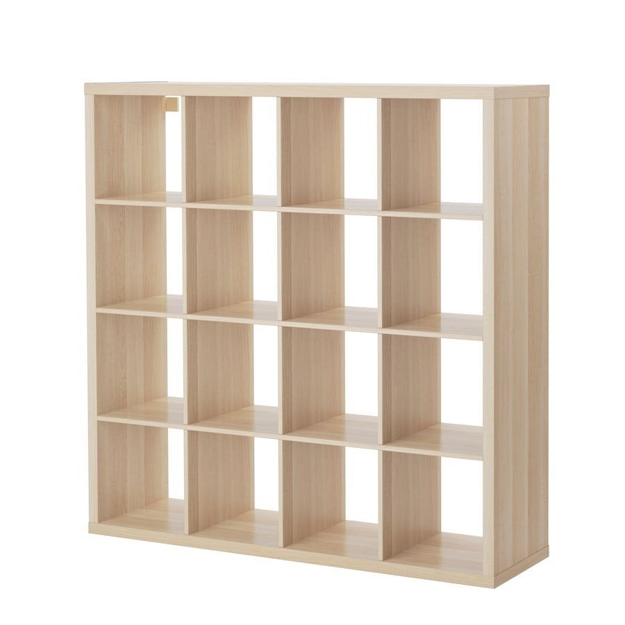 ikea kallax 16 vakkenkast eikenfineer als nieuw, Huis en Inrichting, Ophalen, Zo goed als nieuw, Minder dan 150 cm, Minder dan 100 cm