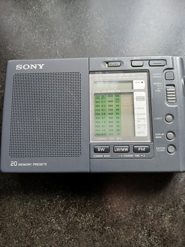 Wereld Radio Sony, Ophalen of Verzenden