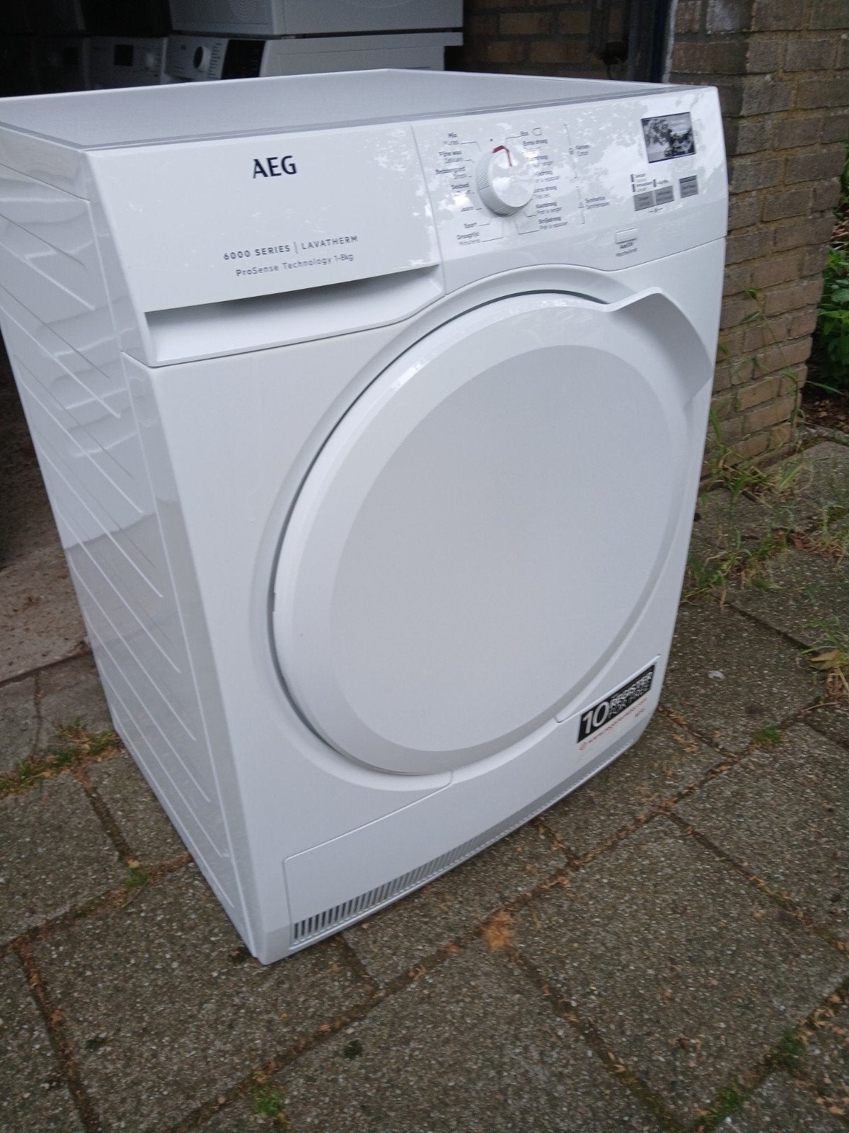 Aeg 6000serie condensdroger 8kg energie-B nette staat!, Ophalen, Minder dan 85 cm, Anti-kreukfase, 8 tot 10 kg