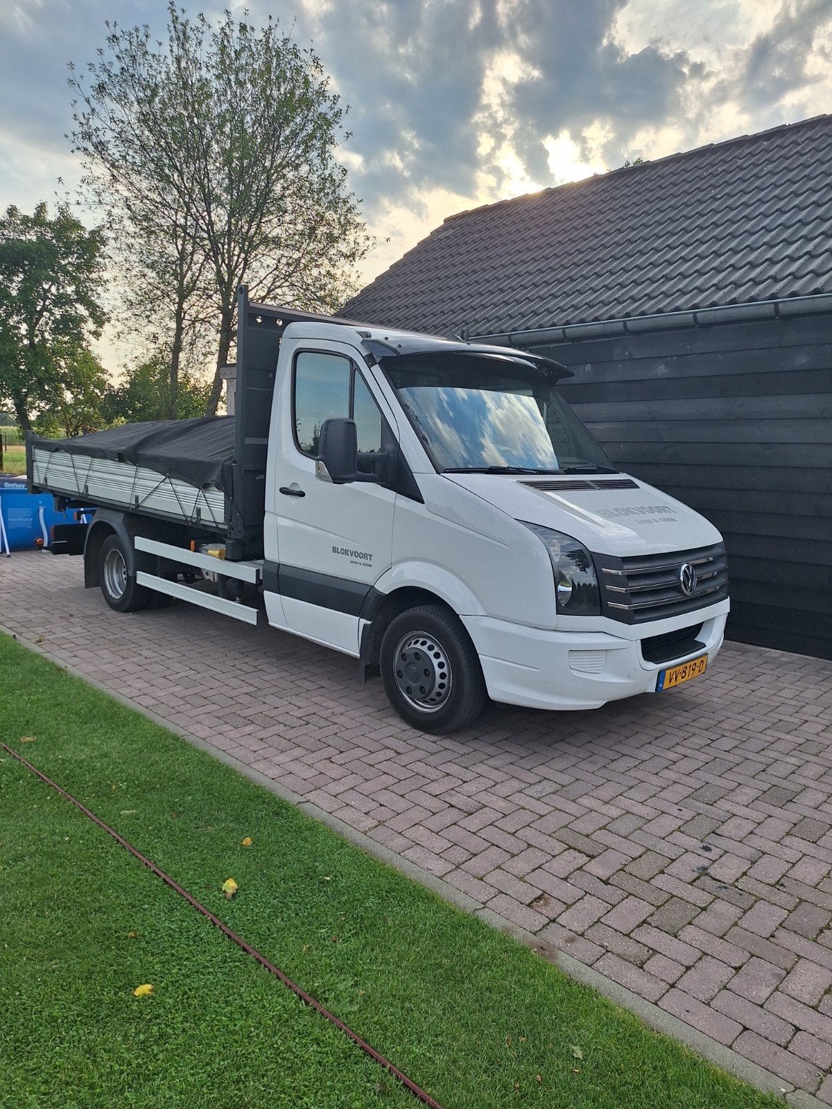 volkswagen crafter 3 zijde kipper, Ophalen, Gebruikt, 120 tot 160 Pk, Overige merken