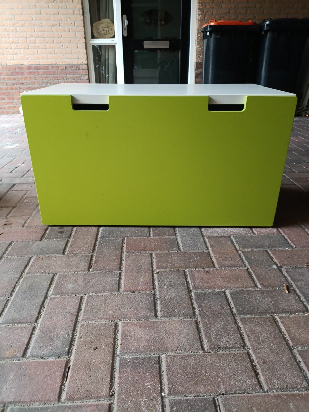 Vrolijke opruim tafel, Ophalen, Gebruikt