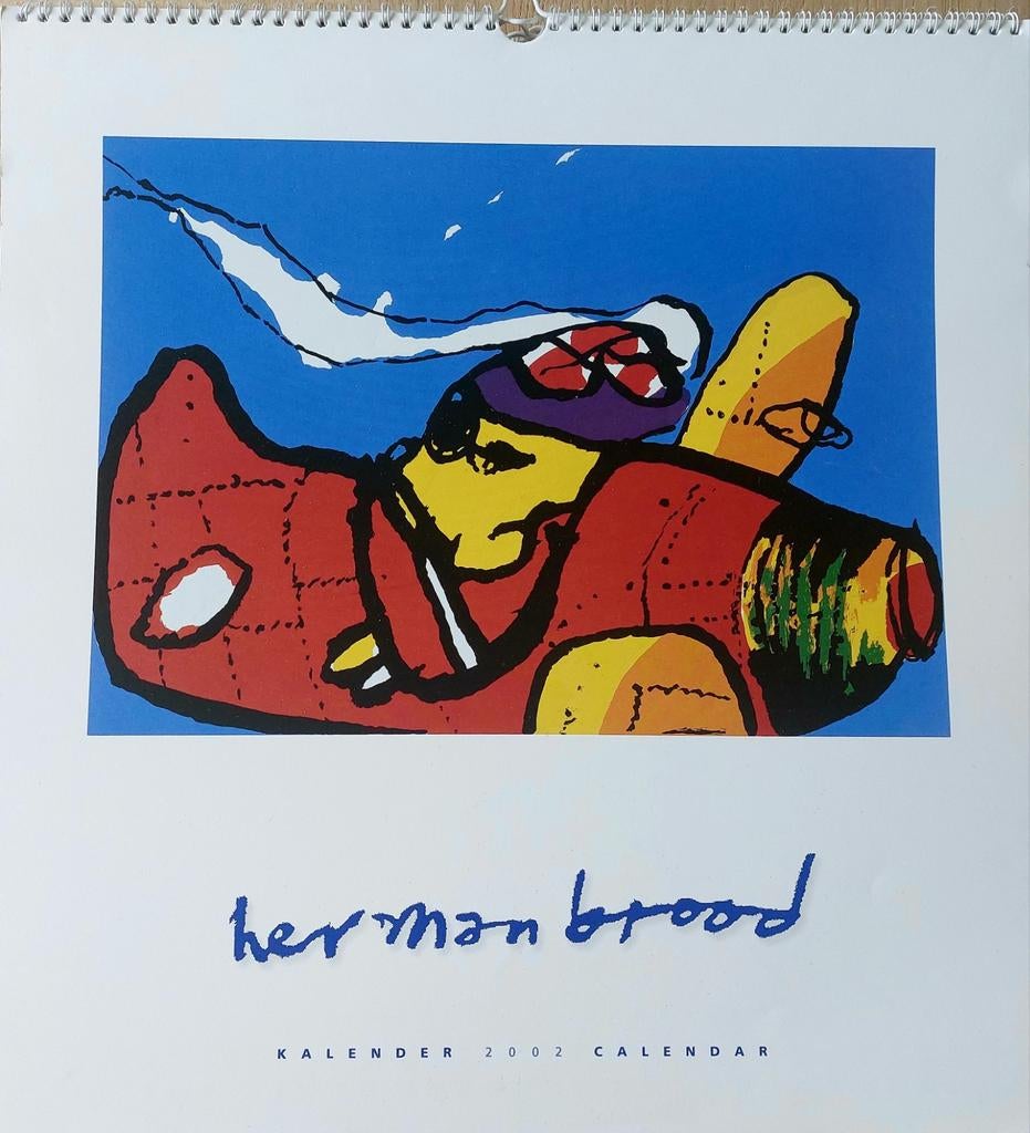 Herman Brood kalender 2002, Antiek en Kunst, Kunst | Litho's en Zeefdrukken, Ophalen of Verzenden