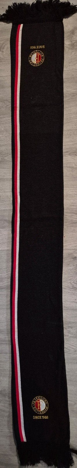 Feyenoord Sjaal - Casual Business Club Stijl, Overige maten, Ophalen of Verzenden, Sjaal, Gedragen