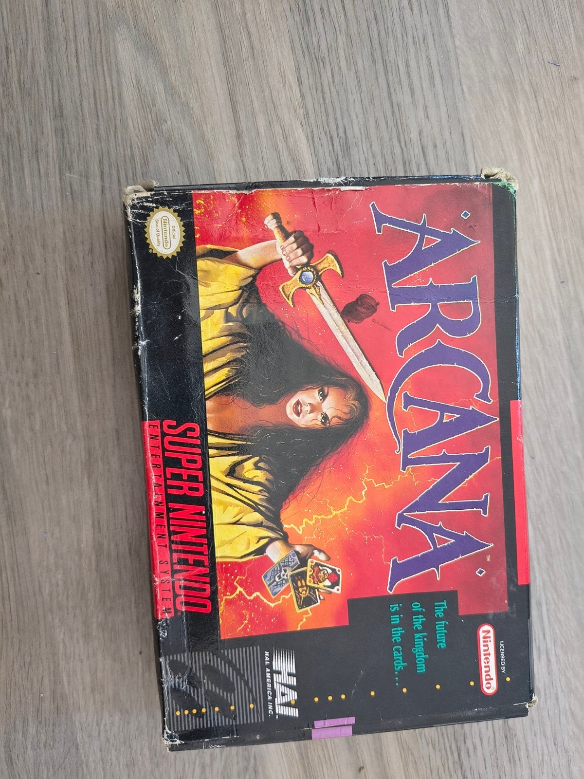 Arcana SNES NTSC - Zeldzaam en Compleet, 1 speler, Ophalen of Verzenden, Gebruikt, Role Playing Game (Rpg)