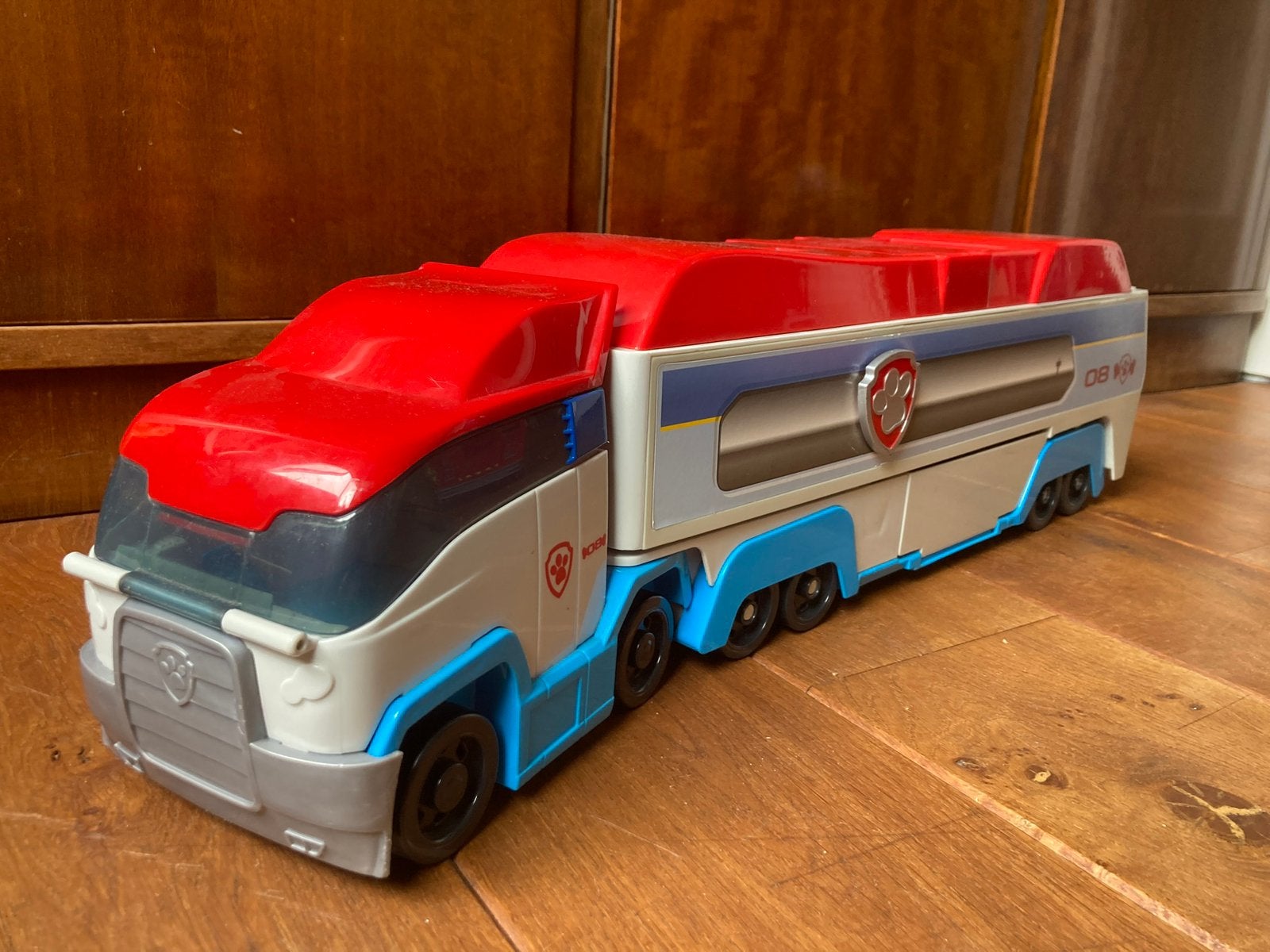 Paw Patrol bus, Ophalen, Gebruikt