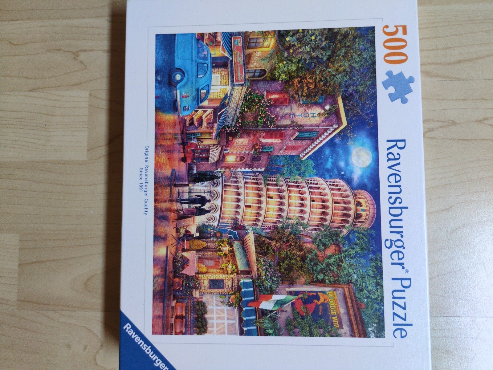 Ravensburger Puzzle 500 stukjes - Toren van Pisa, Ophalen, Minder dan 10 stukjes, Zo goed als nieuw, 6 jaar of ouder