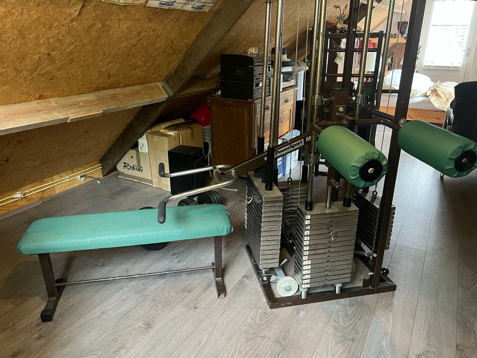 PowerSport MultiGym Krachtstation - Compleet Home Gym, Sport en Fitness, Fitnessapparatuur, Ophalen, Gebruikt, Metaal, Krachtstation