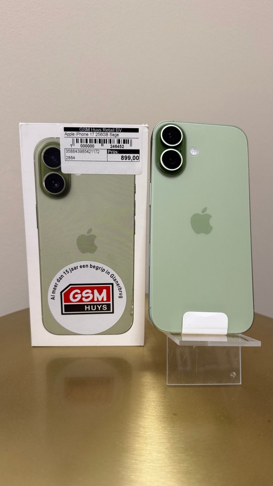 Apple iPhone 17 256GB Sage/Groen - Open Box Deal!, 256 GB, Overige modellen, Amsterdam, Ophalen of Verzenden