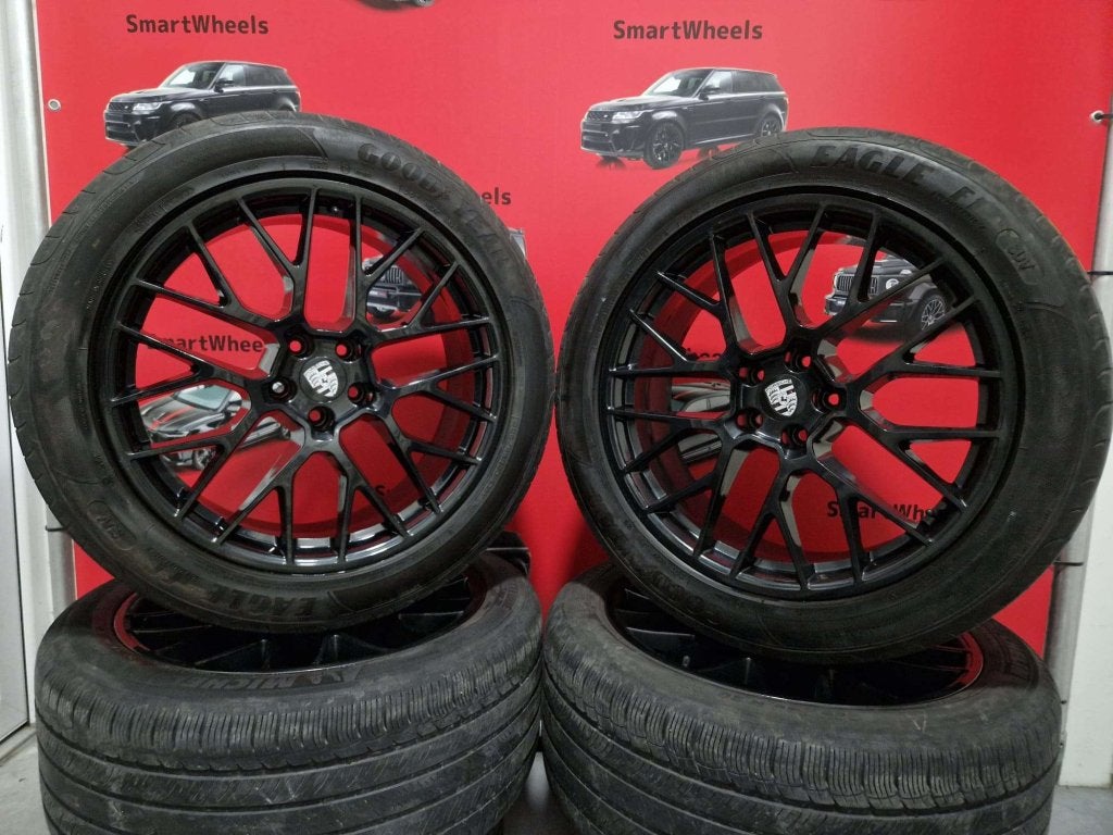 20 inch ORIGINEEL PORSCHE MACAN GTS SPYDER VELGEN EN BANDEN, Niet ingevuld, 265 mm, Banden en Velgen, Niet ingevuld
