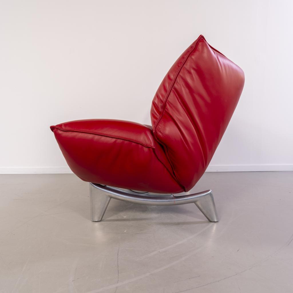 ACTIE!! 2x Leolux Tango 2-zits/192cm Bank Rood - Gepolijst, Huis en Inrichting, Banken | Bankstellen, Niet ingevuld, 150 tot 200 cm