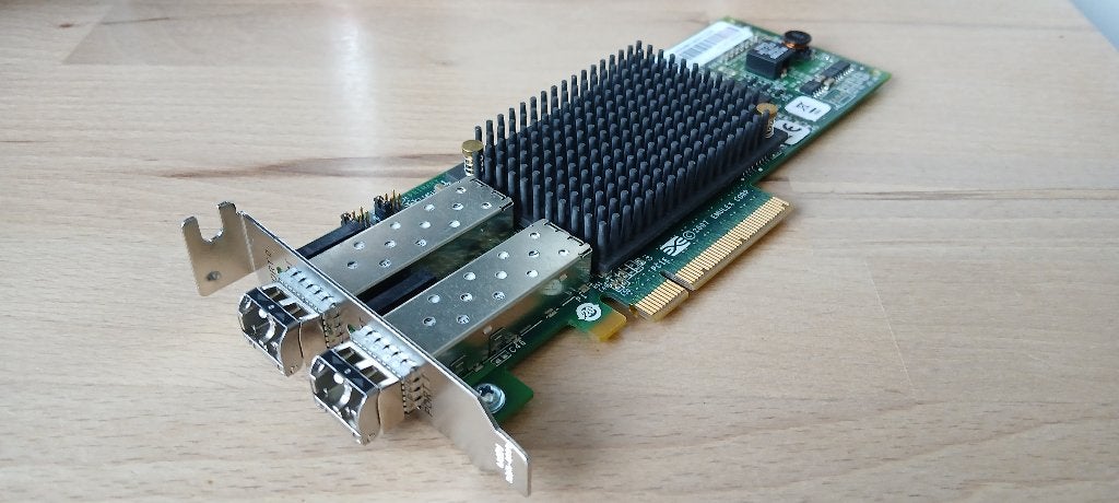 Emulex LPE12002 8Gb Fibre Channel Dual-Port HBA, Computers en Software, Verzenden, Zo goed als nieuw, Intern, IBM