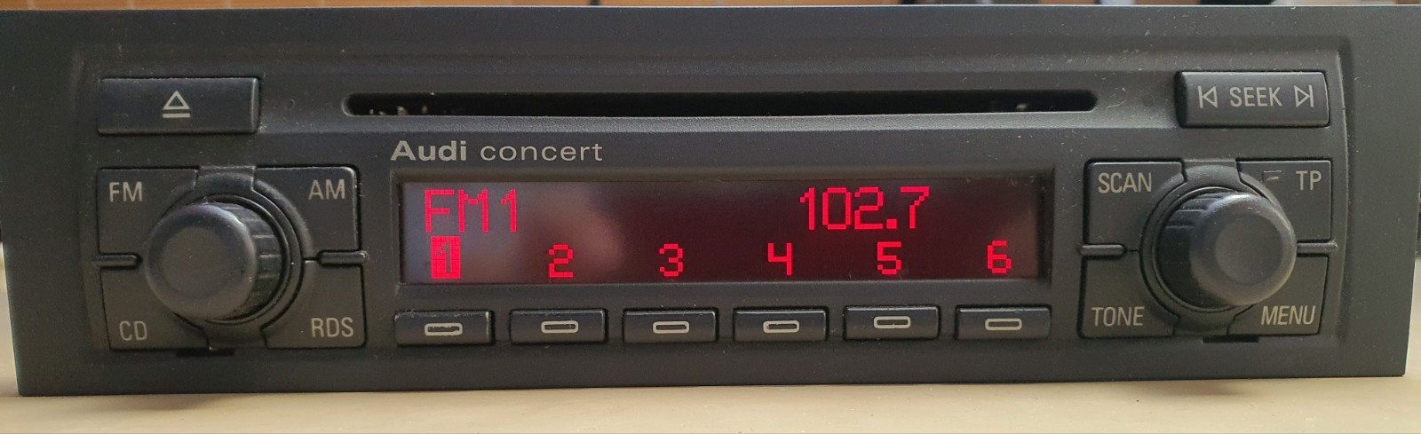 Audi concert II radio uit een Audi A3 met code, Ophalen of Verzenden