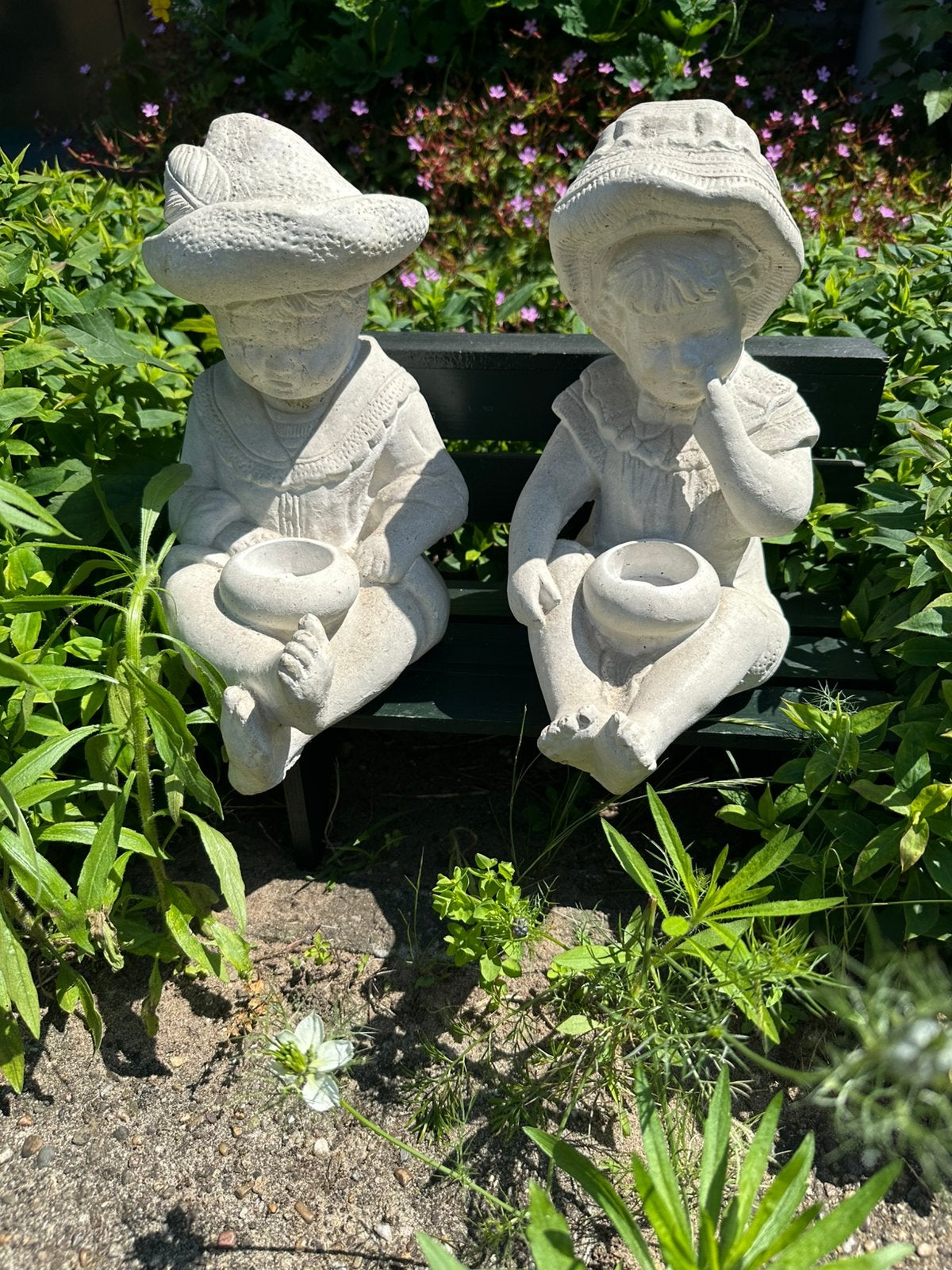 Betonnenen gartendekoparadies, Ophalen, Gebruikt, Mensenbeeld