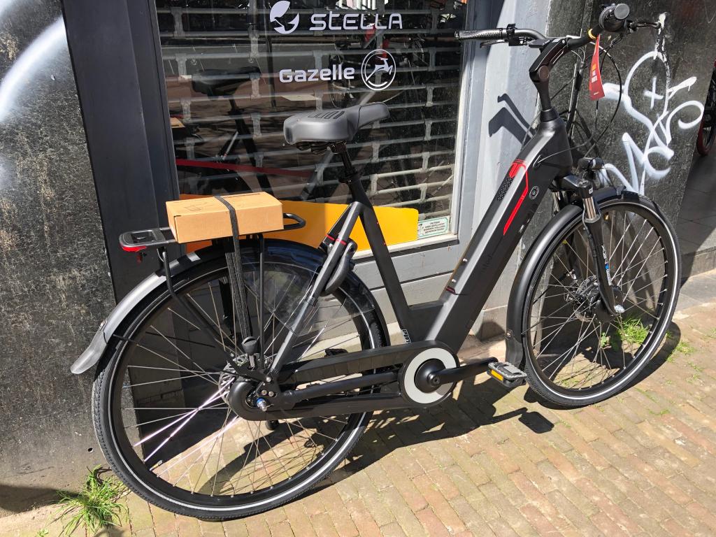 Fietshokje Houtplein: Amslod Newton E-Bike Damesfiets Nieuw!, Niet ingevuld, Nieuw, 56 cm of meer, Schijfrem
