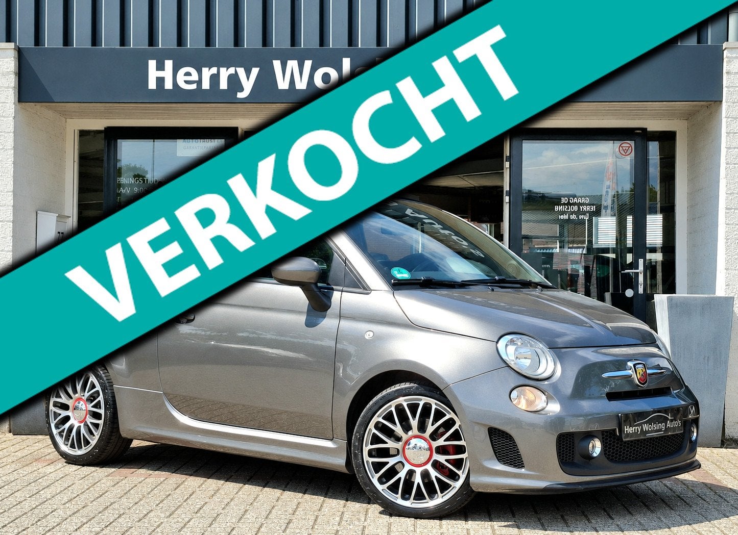Fiat 500 C 1.4 T-Jet Abarth Cabrio Airco Pdc 135 Pk, Voorwielaandrijving, Gebruikt, 4 cilinders, Cabriolet