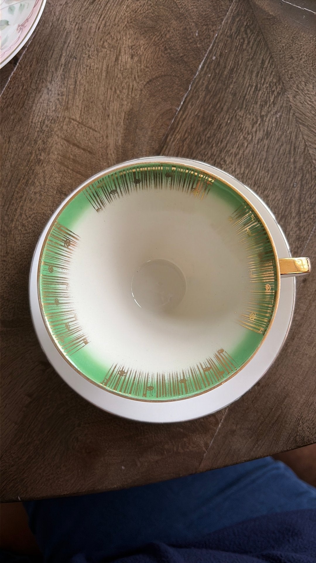 Thee kopje met schotel mid century modern/art deco, Antiek en Kunst, Ophalen