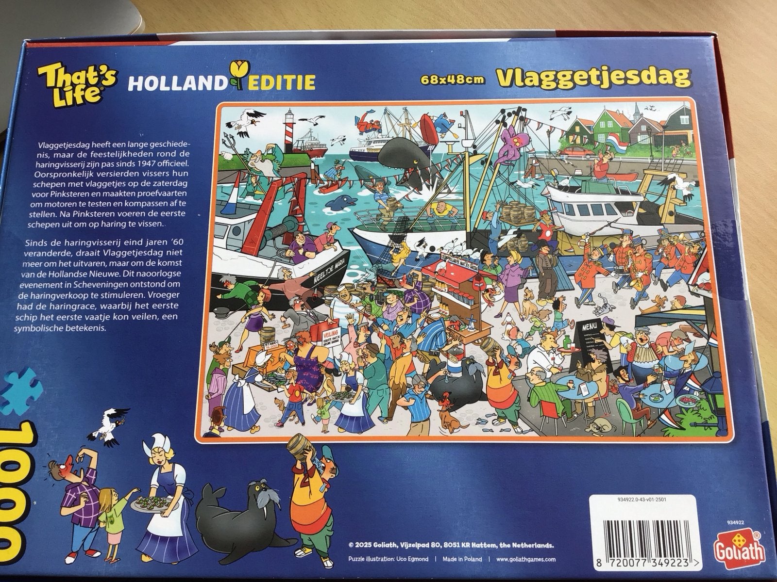 Goliath That's Life Holland Editie Scheveningen, Ophalen, 500 t/m 1500 stukjes, Zo goed als nieuw, Legpuzzel