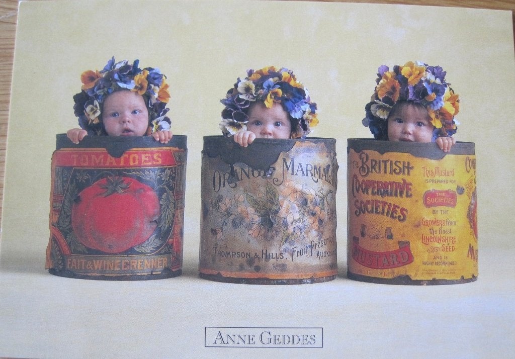Anne Geddes - A093 - Pansies - 1999 - nieuw, Verzenden, 1980 tot heden, Ongelopen, Kinderen