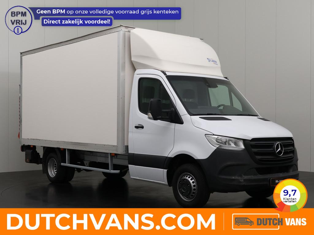 Mercedes-Benz Sprinter 515CDI 9G-Tronic Automaat Bakwagen+La, Auto's, Gebruikt, Euro 6, Wit, Mercedes-Benz