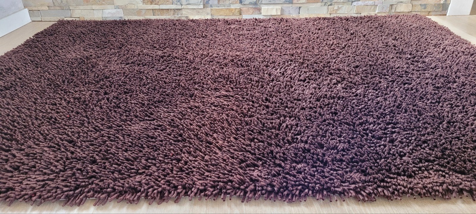 vloerkleed Tresto hoogpolig bruin 170x240  nieuw! prachtig!, Bruin, Gezellig comfortabel kwaliteit warm, 150 tot 200 cm, Ophalen of Verzenden