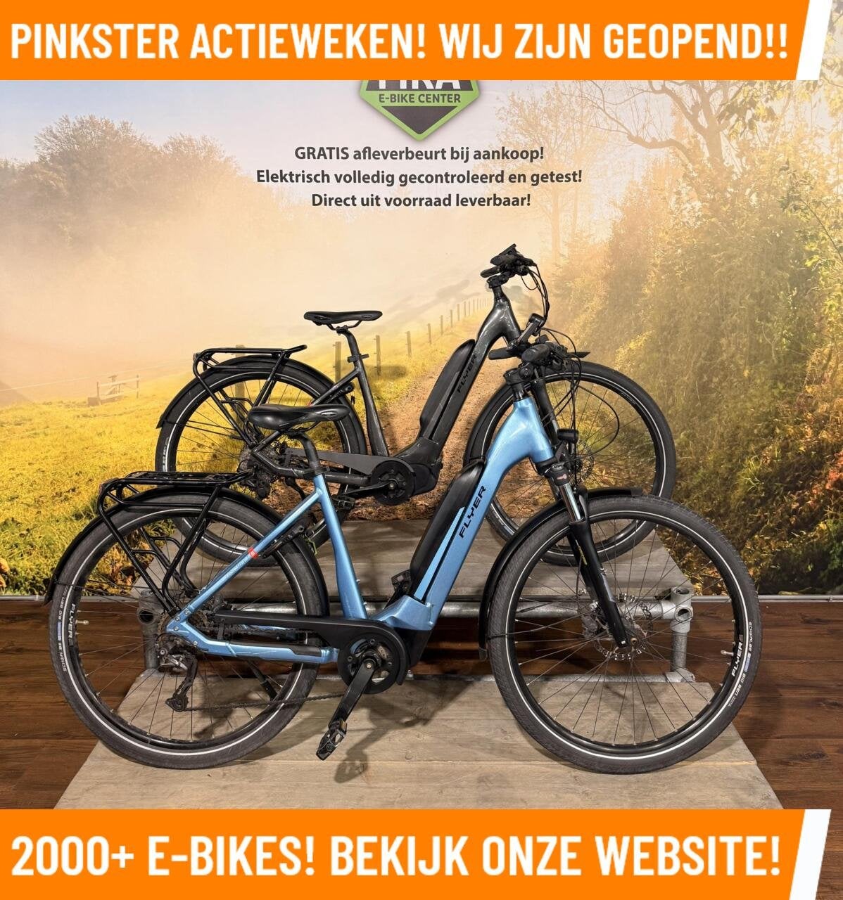Flyer UpStreet 5 Elektrische fiets setje verkrijgbaar MRA, Fietsen en Brommers, Elektrische fietsen, 55 tot 59 cm, Overige merken