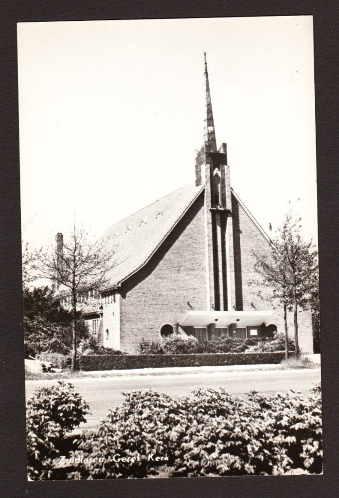 Zuidlaren - Geref Kerk,, Verzenden, 1960 tot 1980, Ongelopen, Drenthe