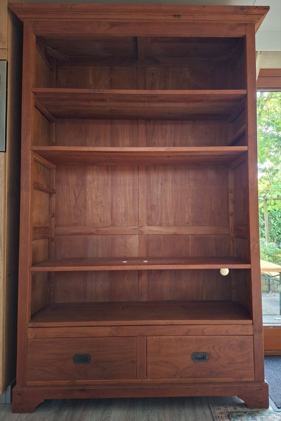 Teak houten kast, Ophalen, Gebruikt, 100 tot 150 cm, Teakhout