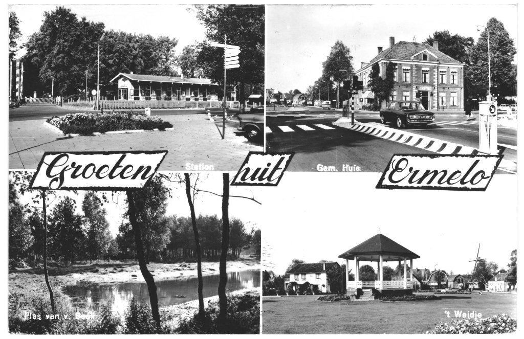 984211 Ermelo Gld 1967 Gelopen met Postzegel Stempel Ermelo