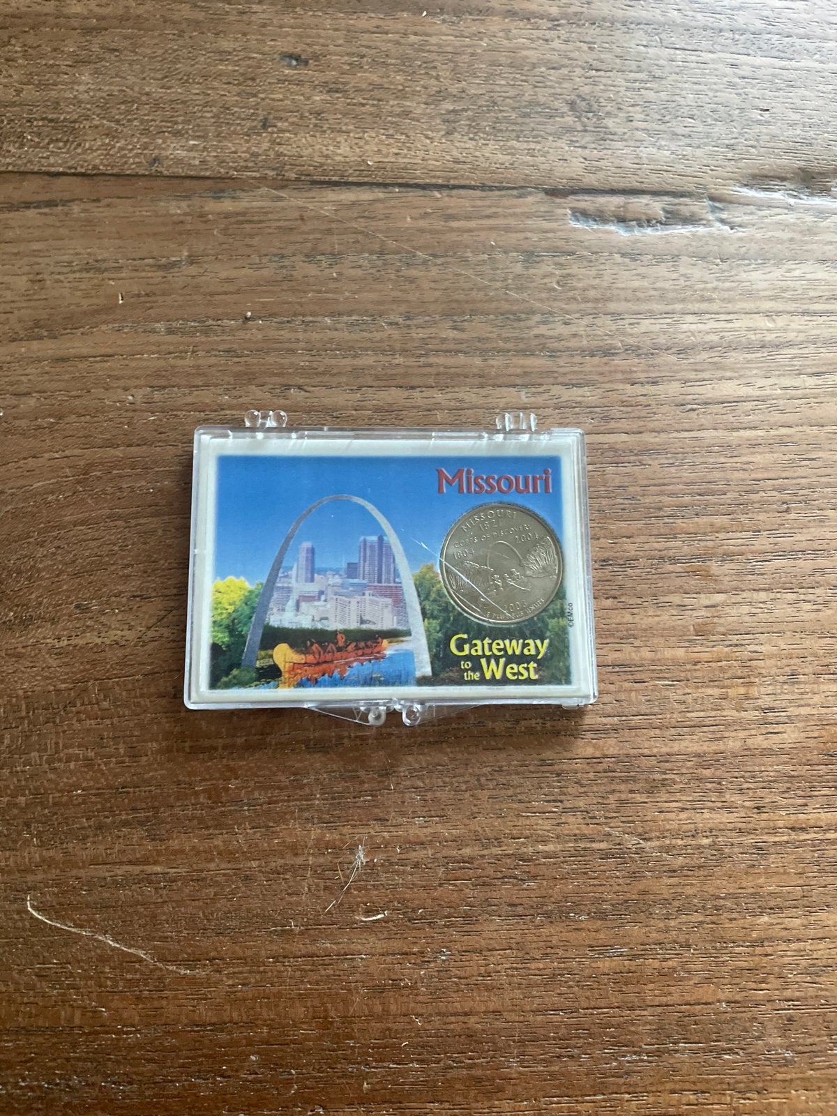 Missouri State Quarter in beschermende case, Ophalen of Verzenden, Noord-Amerika, Losse munt