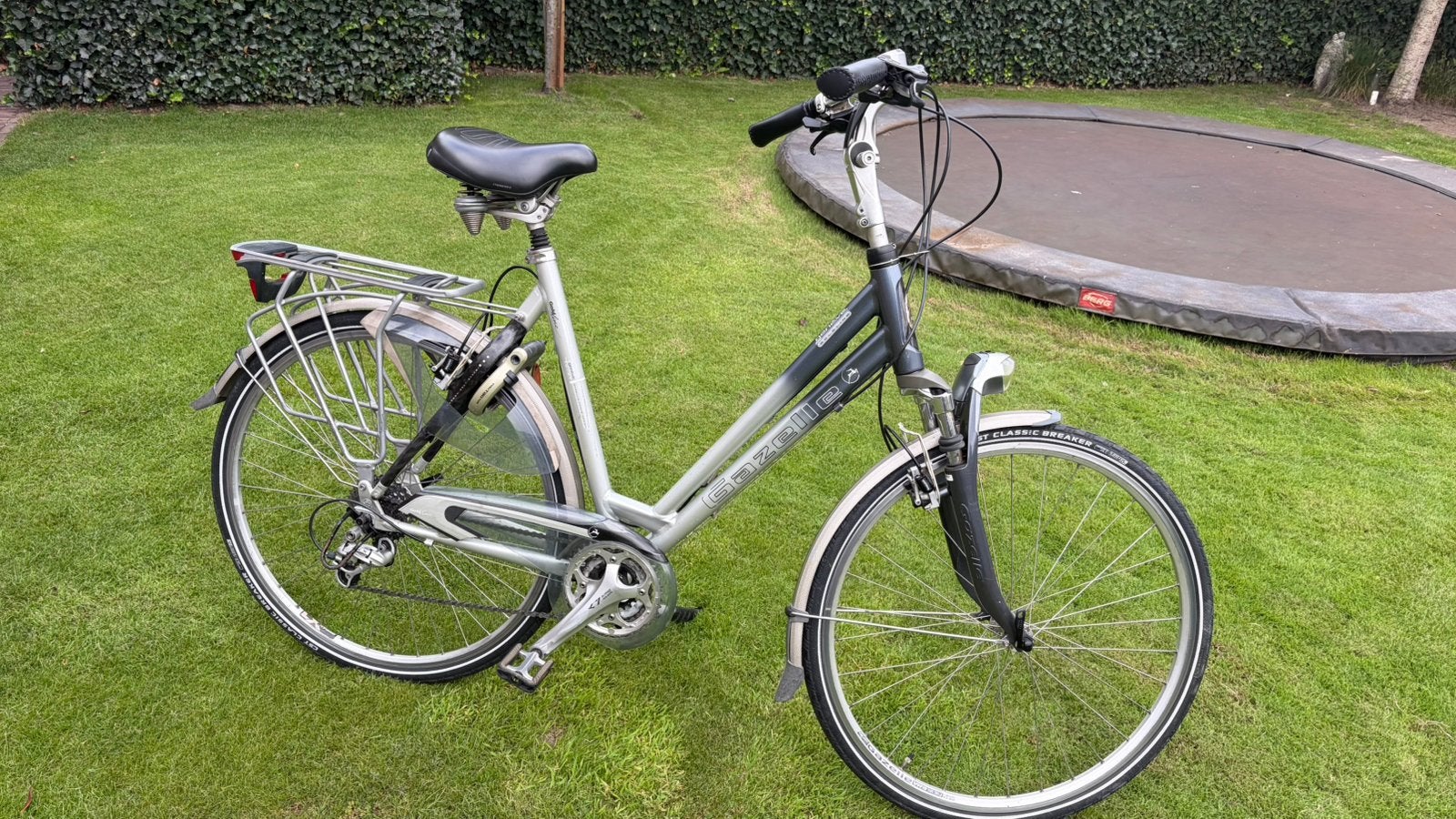 Gazelle Genêve Damesfiets 57cm 27 LX versn. Magura remmen, Ophalen, Minder dan 10 versnellingen, 56 cm of meer, Zo goed als nieuw