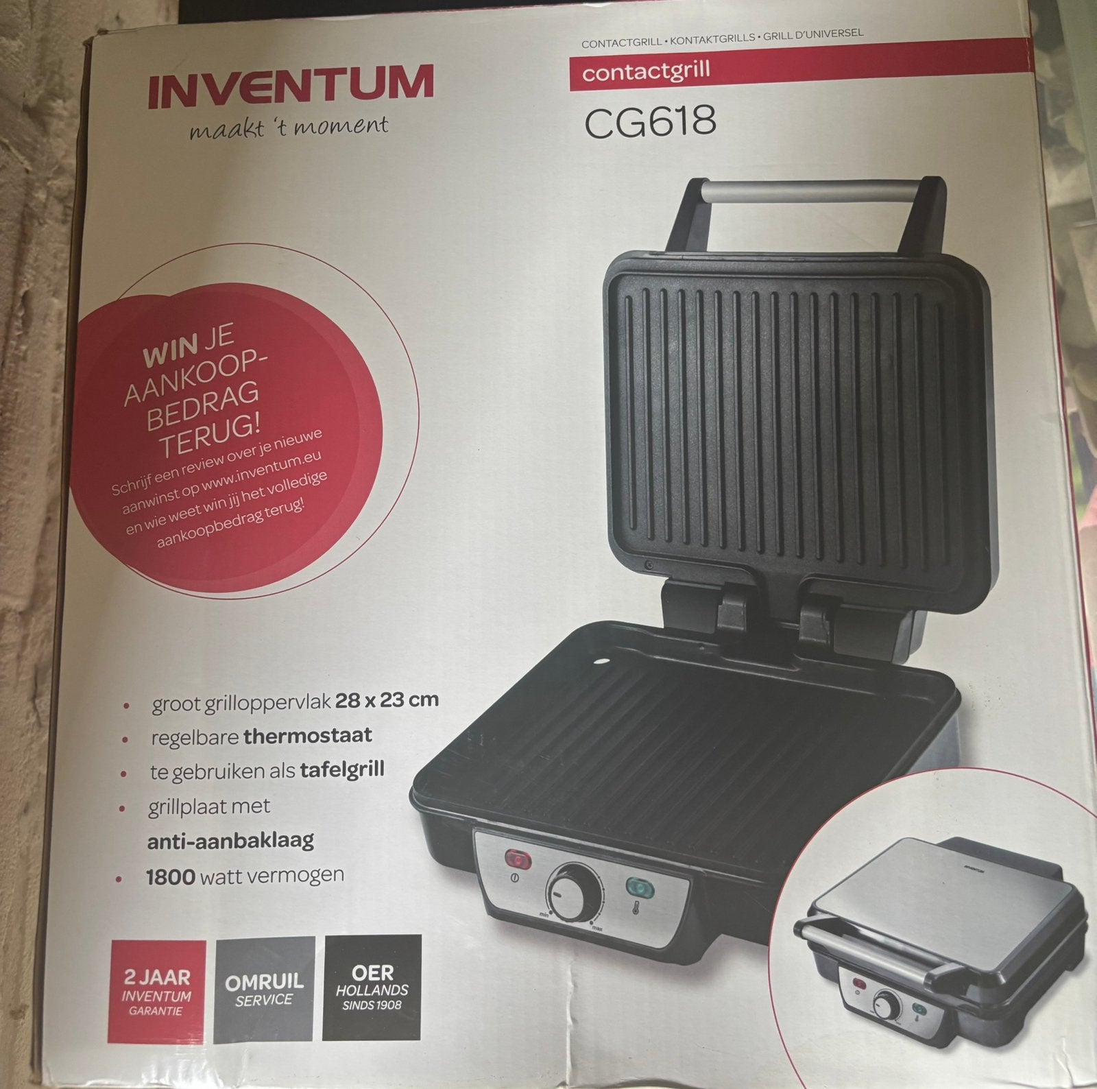 Grill, Ophalen of Verzenden, Zo goed als nieuw