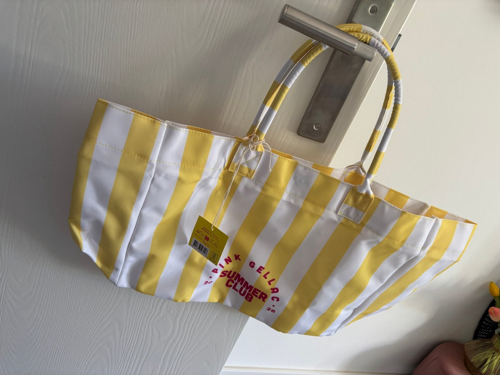 Pink Gellac Summer Club Tote Bag - Nieuw met kaartje, Ophalen of Verzenden, Nieuw, Geel, Shopper