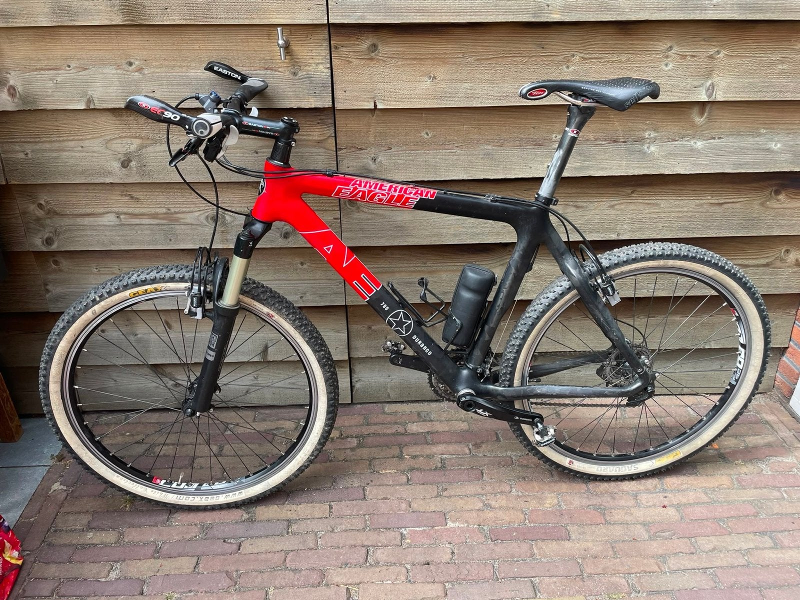 American Eagle MTB - Carbon Frame - Shimano Deore XT, Fietsen en Brommers, Gebruikt, Hardtail, Heren, Schijfrem
