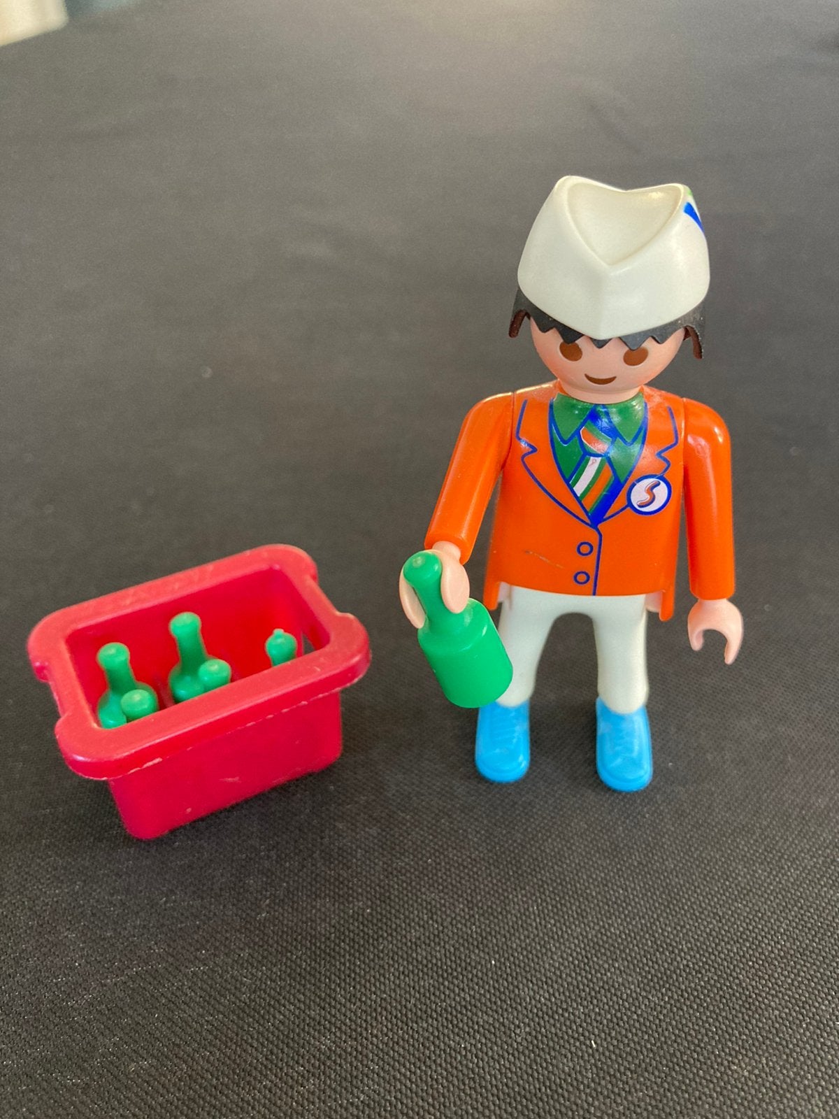 Playmobil supermarkt medewerker., Kinderen en Baby's, Speelgoed | Playmobil, Ophalen of Verzenden, Zo goed als nieuw