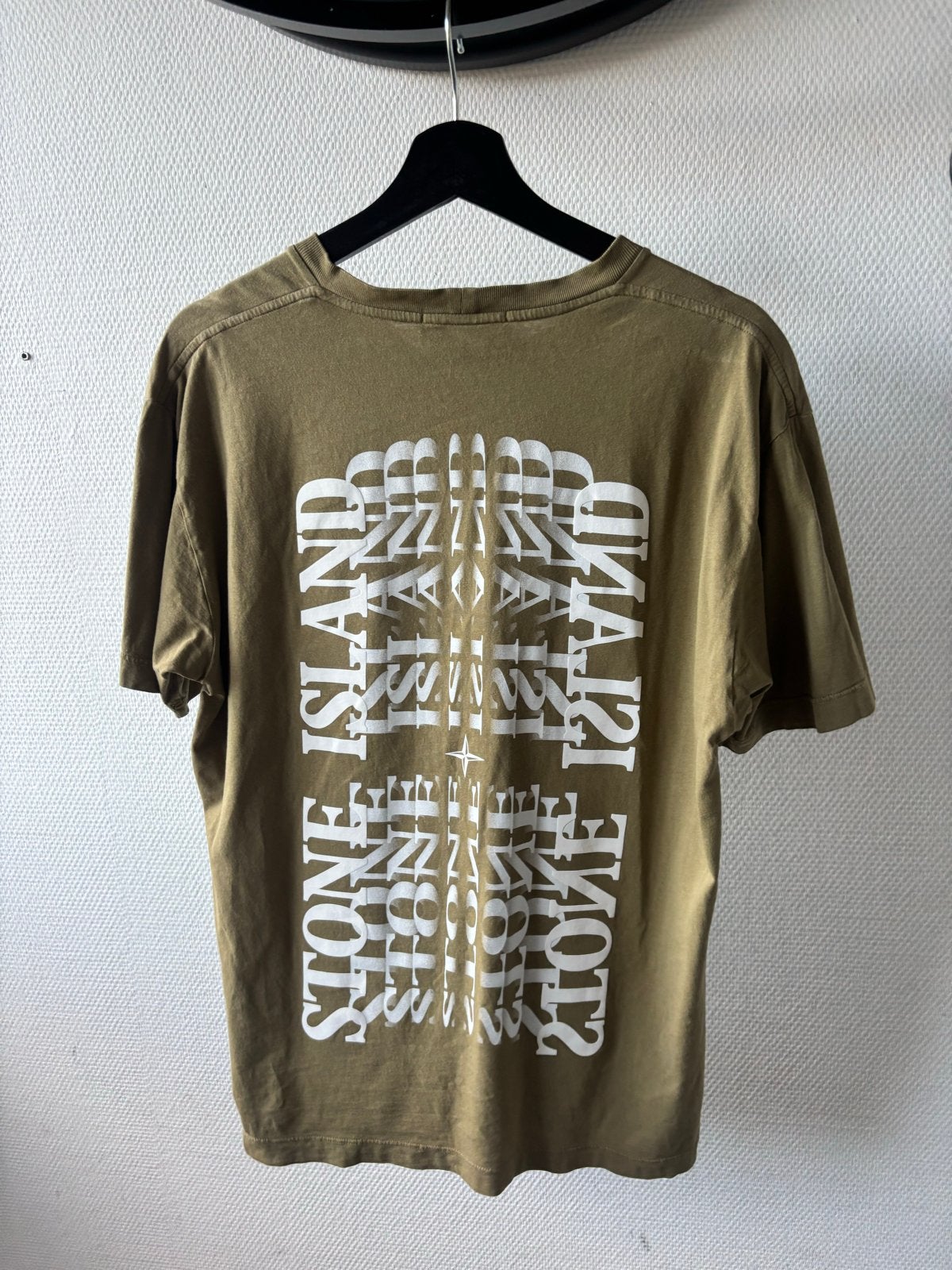 Stone Island T-shirt Groen Maat L, Kleding | Heren, T-shirts, Ophalen of Verzenden, Zo goed als nieuw, Maat 52/54 (L), Groen