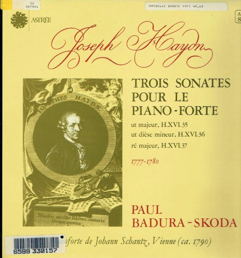 Joseph Haydn Paul Badura-Skoda – Trois Sonates Pour Le Piano, Kamermuziek, Verzenden, Zo goed als nieuw, 12 inch