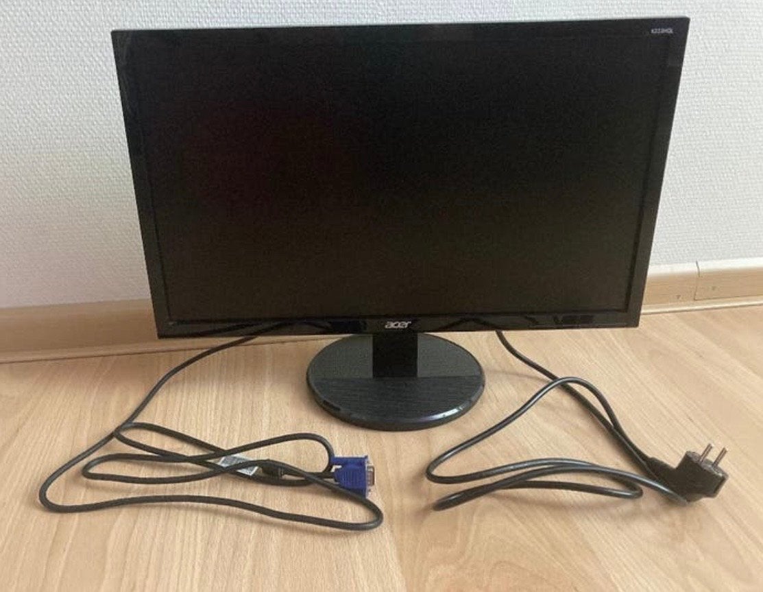 Acer K222HQL 21.5 inch Full HD Monitor, Ophalen, Gebruikt, Full HD, VGA