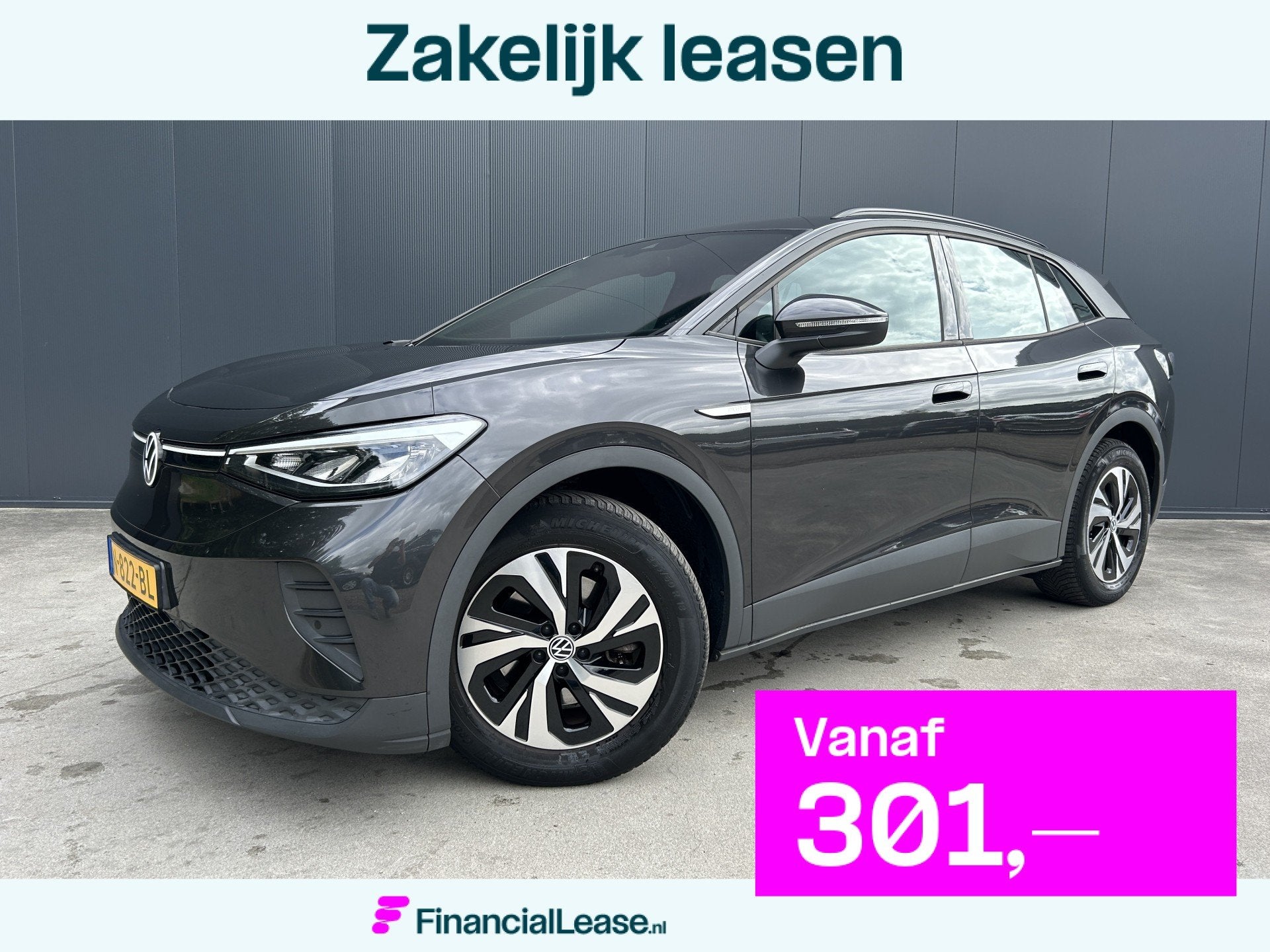 Volkswagen ID.4 Pure 52 kWh 1e EIGENAAR ADAPT CRUISE SFEER V, Automaat, Achterwielaandrijving, Gebruikt, 1865 kg