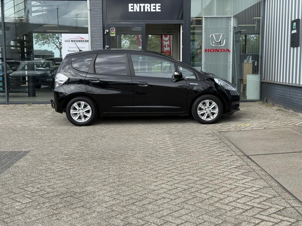 HONDA Jazz 1.4 i-VTEC Hybrid Automaat Elegance | Trekhaak |, Stof, Gebruikt, Zwart, 4 cilinders