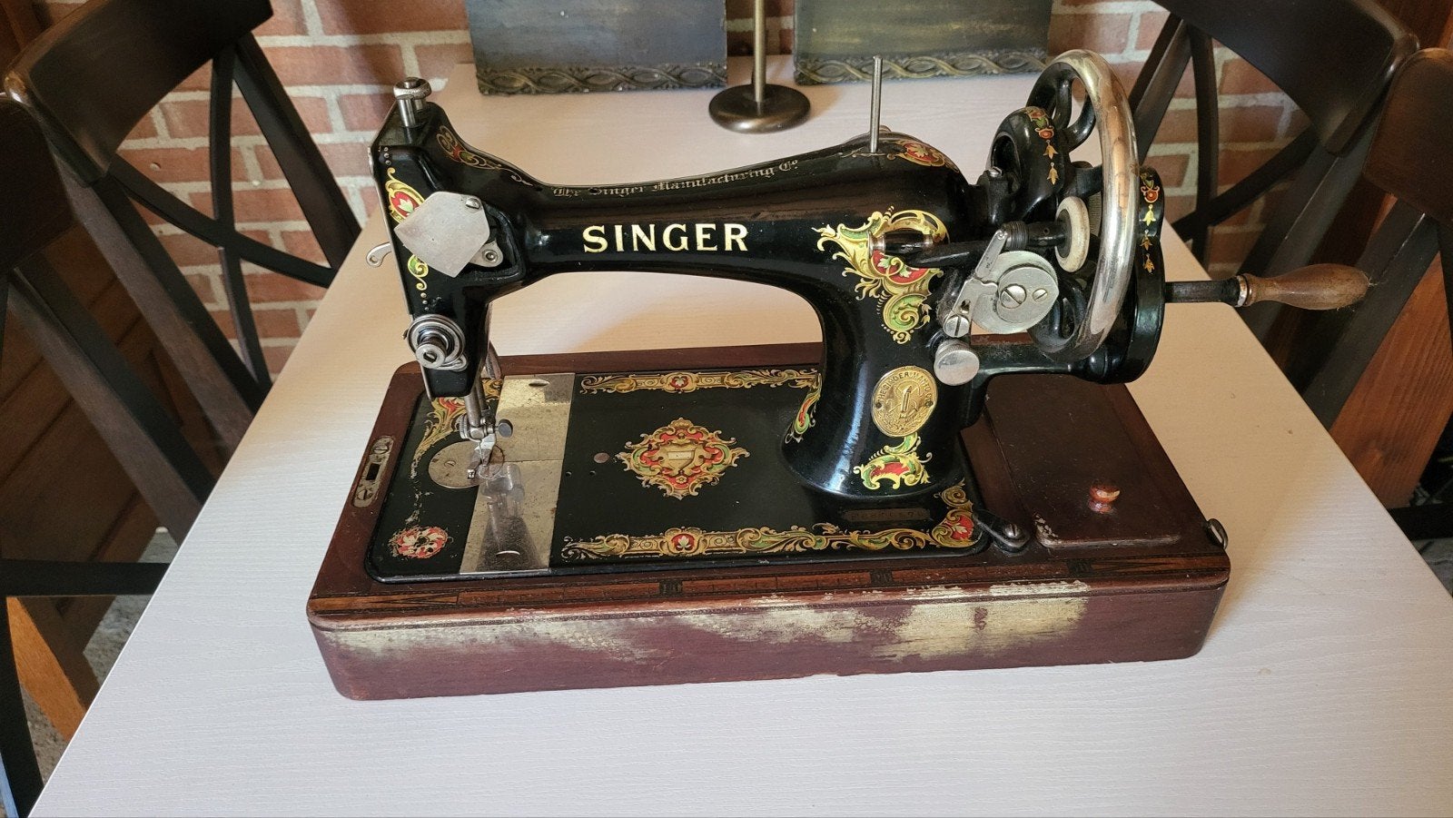 Singer naaimachine, Ophalen