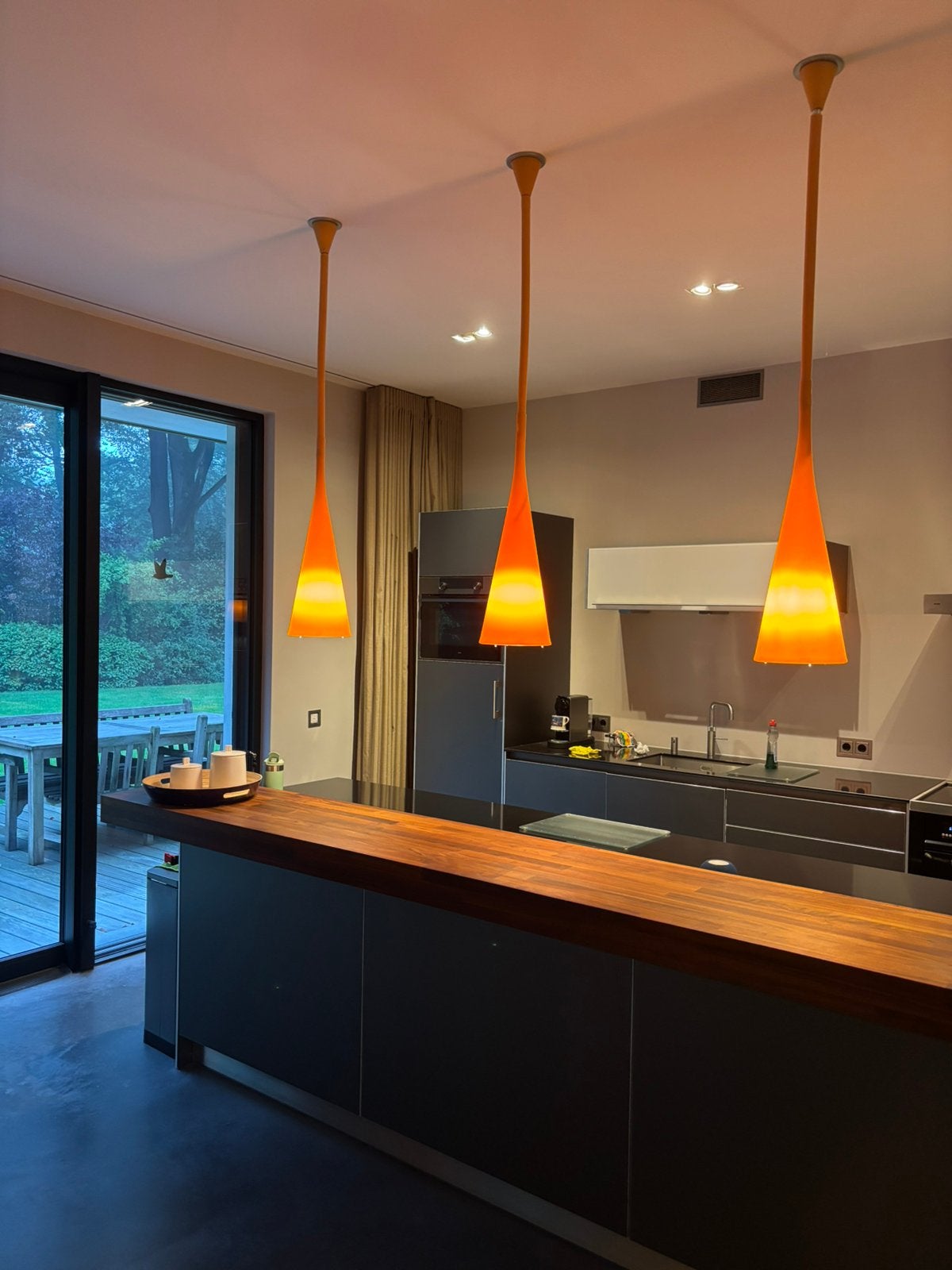 Foscarini Uto Design lampen set van 3, Ophalen, Kunststof, Gebruikt, Modern Design