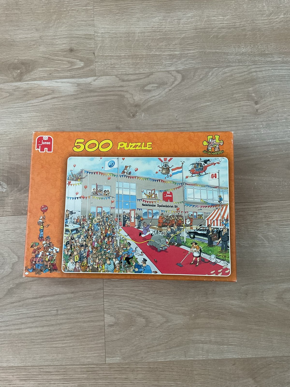 Jan van Haasteren 500 stukjes - De Spellenfabriek, Hobby en Vrije tijd, Denksport en Puzzels, Ophalen, 500 t/m 1500 stukjes, Zo goed als nieuw