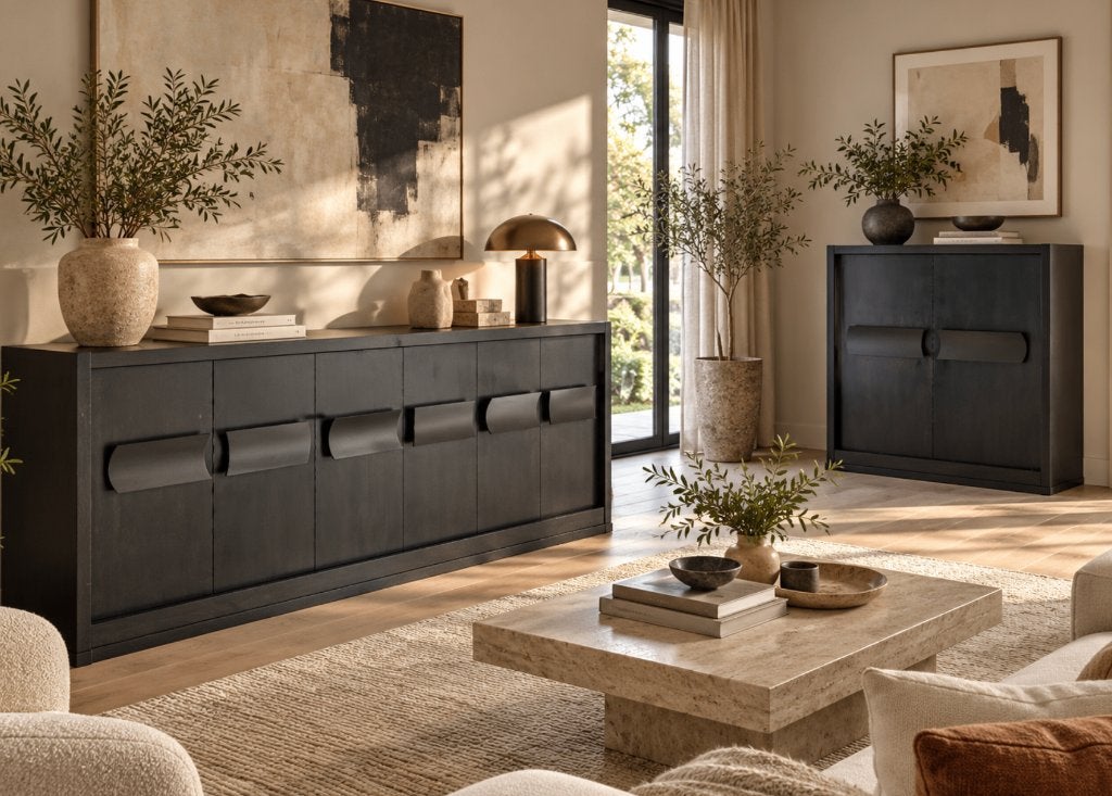 Set van Brutalist Barkast en Dressoir, Ophalen