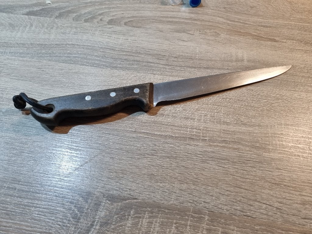 Mooi Vintage Vlees Koks Mes van A J Henckels Zwillingswerk, Verzenden