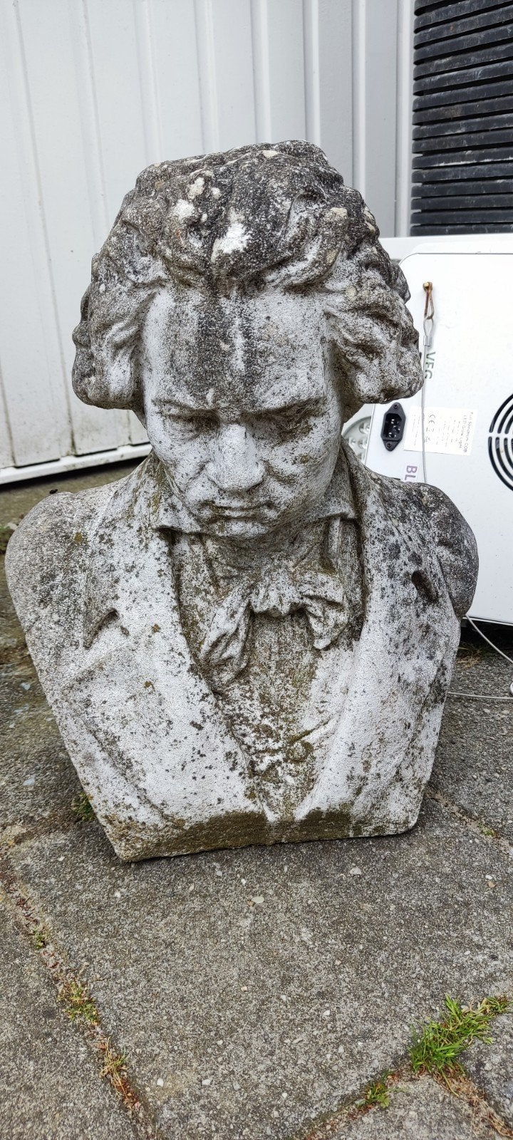 Beethoven buste beton, Ophalen