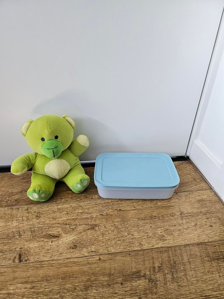 # Tupperware nieuwe lichtblauwe Igloo vriesbak 1 liter, Ophalen of Verzenden, Nieuw, Blauw, Bak of Kom