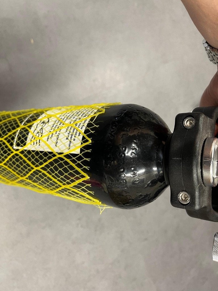 Perslucht fles 3 Liter 300 Bar met vulset en Foster QD, Ophalen, Zo goed als nieuw