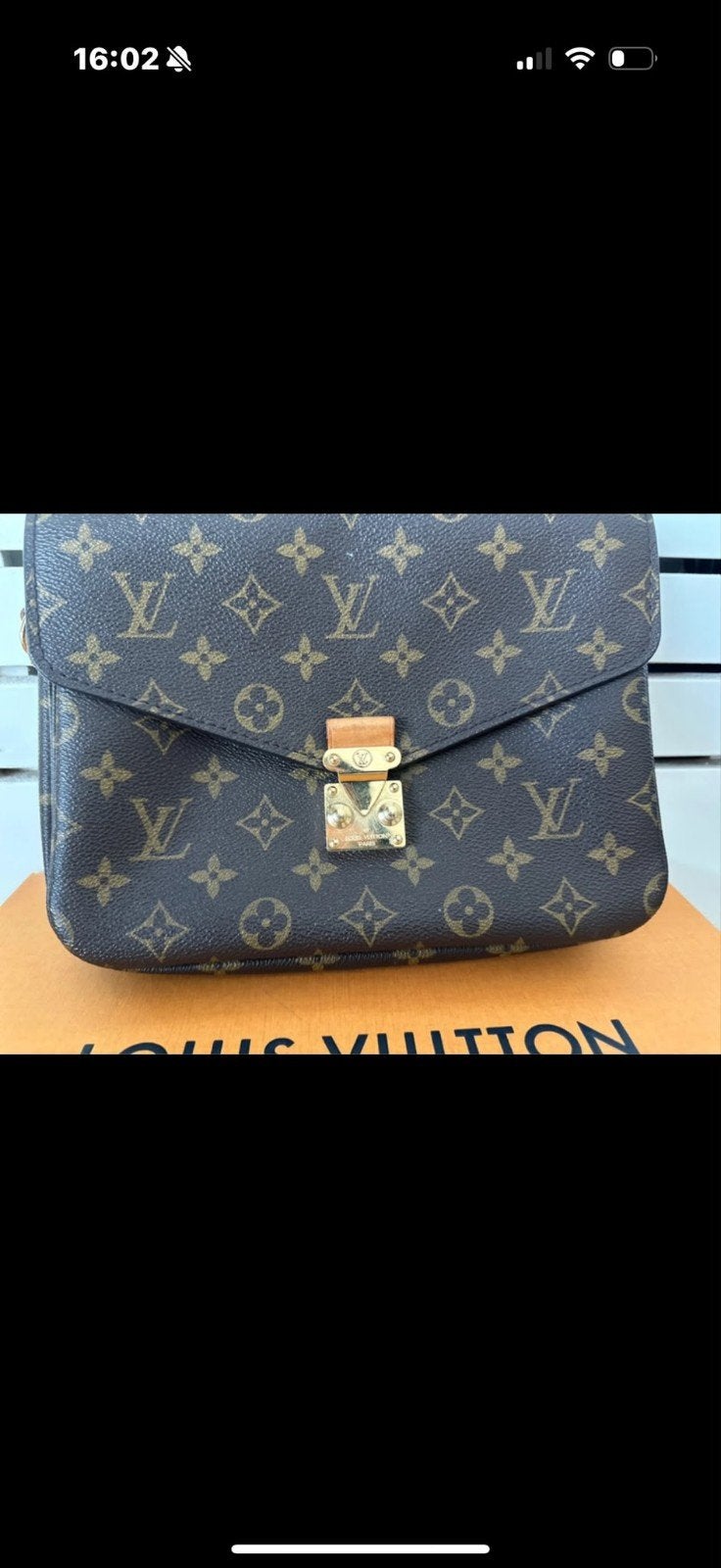 pochette mettis louis vuitton tas, Ophalen of Verzenden, Zo goed als nieuw, Bruin, Schoudertasje