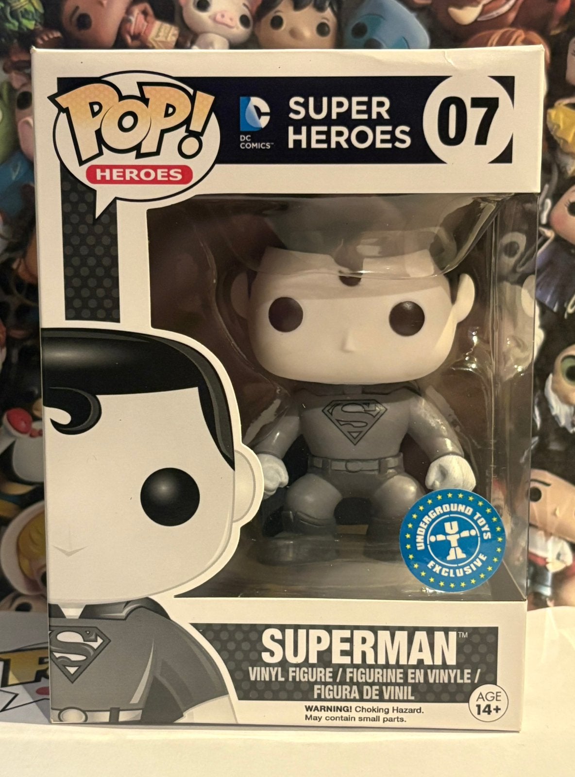 Funko pop Superman 07 DC comics super heroes underground, Ophalen of Verzenden, Zo goed als nieuw
